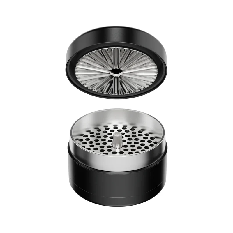 Flower Mill Premium Pro Stainless – Grinder 89 mm 3-teilig
