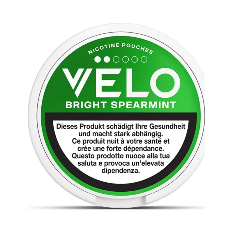 VELO Swiss Edition Bright Spearmint – Snus Pouches Stärke 2/6