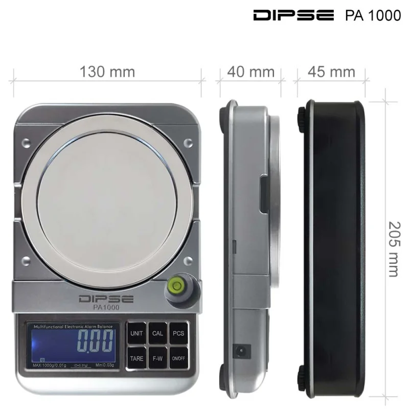 Dipse Digitalwaage PA100 – 100g / 0.001g