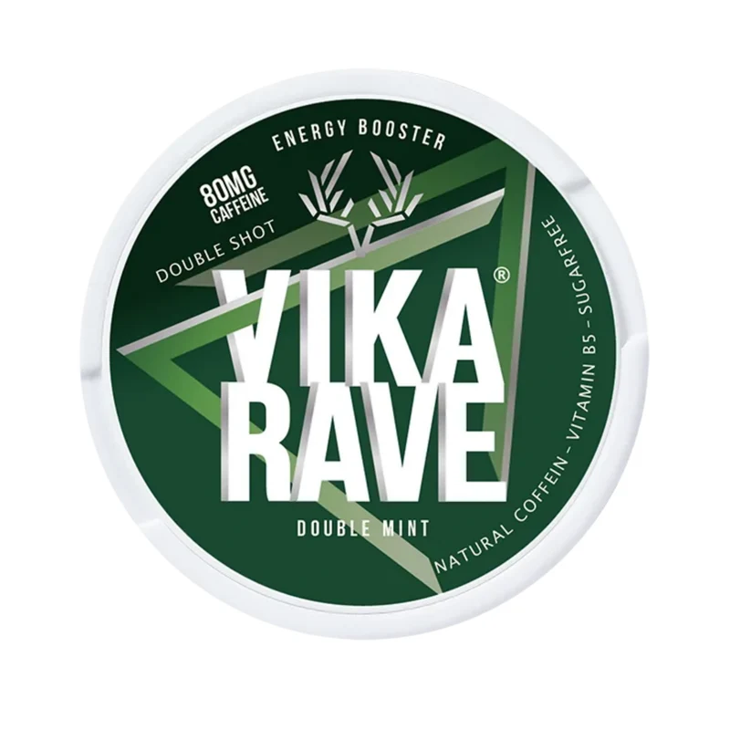 VIKA Rave Double Shot Double Mint – Koffein Pouches 80mg
