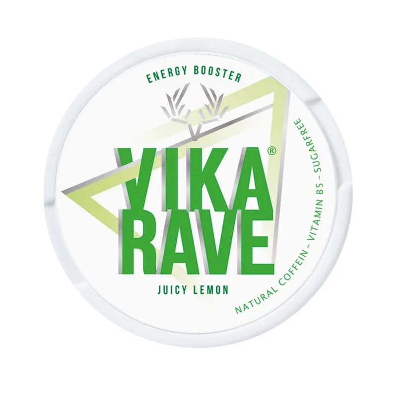 VIKA Rave Energy Booster Juicy Lemon – Koffein Pouches