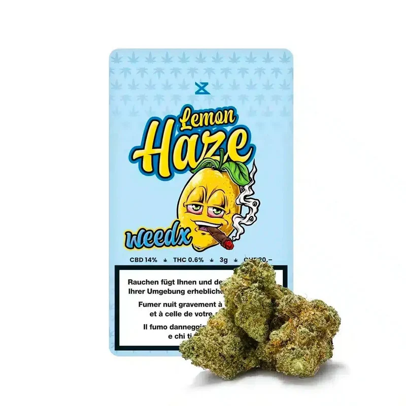 Weedx Lemon Haze – Indoor CBD Blüten 3g