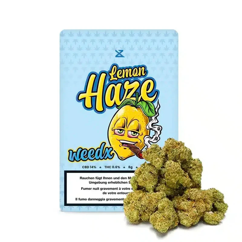 Weedx Lemon Haze – Indoor CBD Blüten 8g