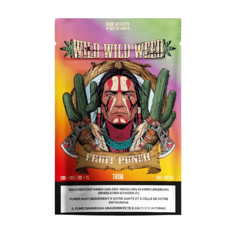 Wild Wild Weed 2.0 Fruit Punch – Indoor CBD Trim 90g
