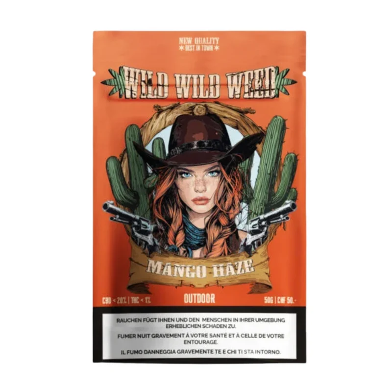 Wild Wild Weed Mango Haze – Outdoor CBD Blüten 50g