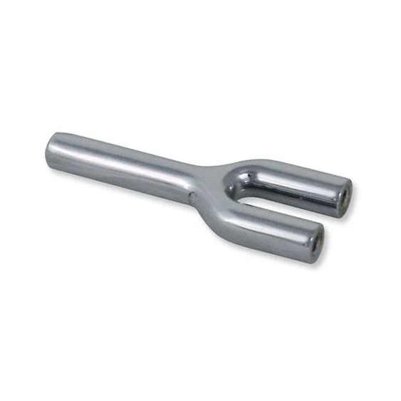 Growpoint Ziehrohr Edelstahl Y-Doppelrohr – Schnupftabak, 70mm