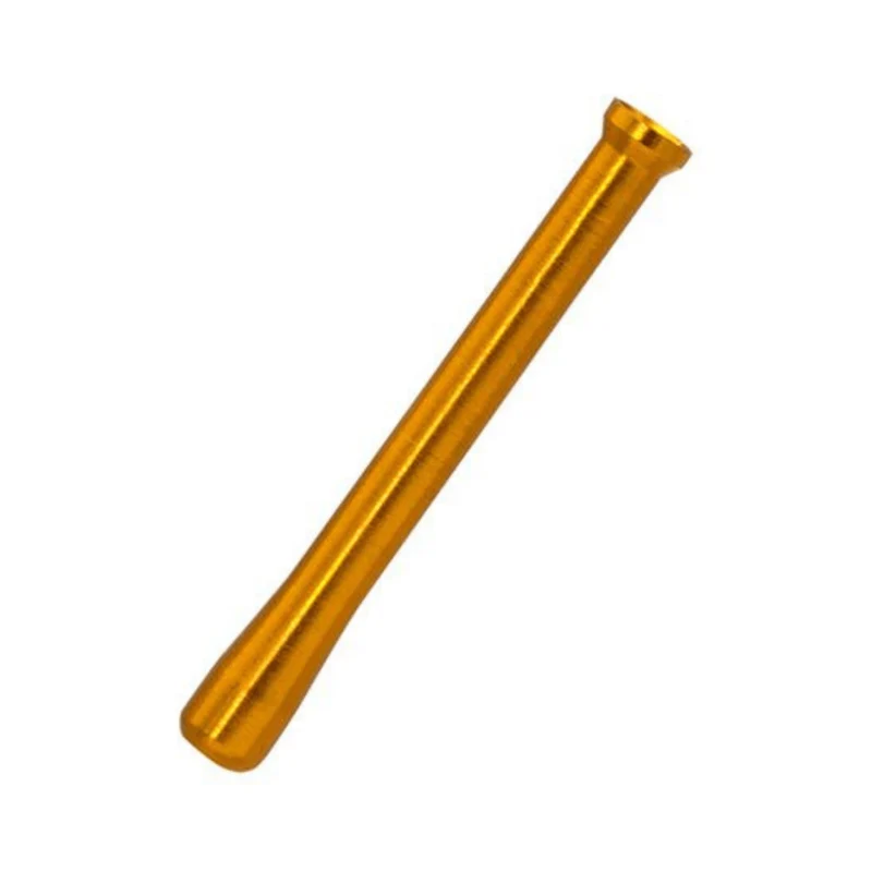 Growpoint Ziehrohr Metall Gold – Rohr für Schnupftabak, 65mm