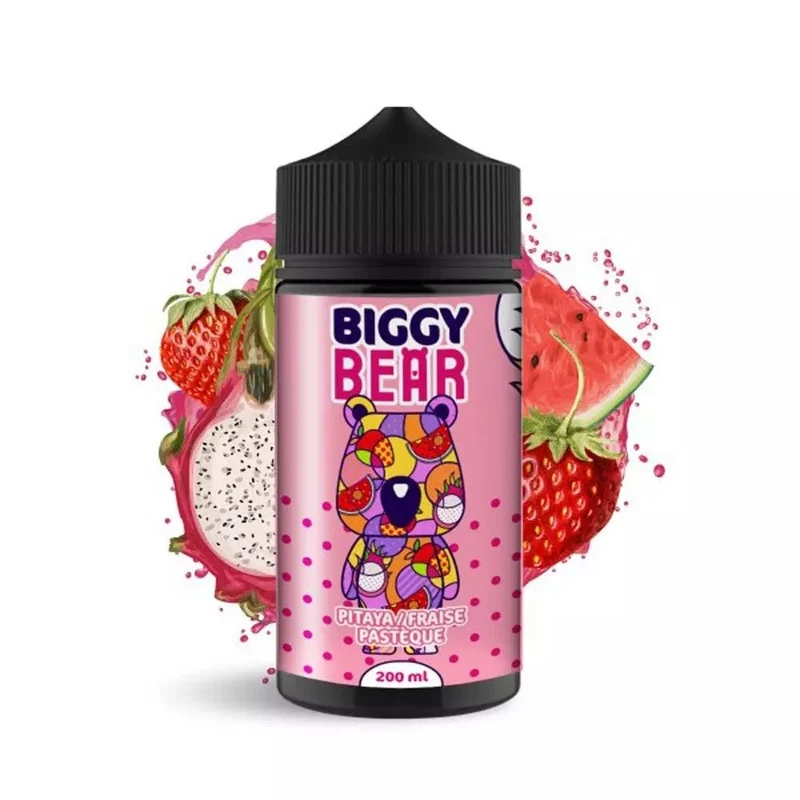Biggy Bear Pitaya Fraise Pastèque 200ml E-Liquid ohne Nikotin
