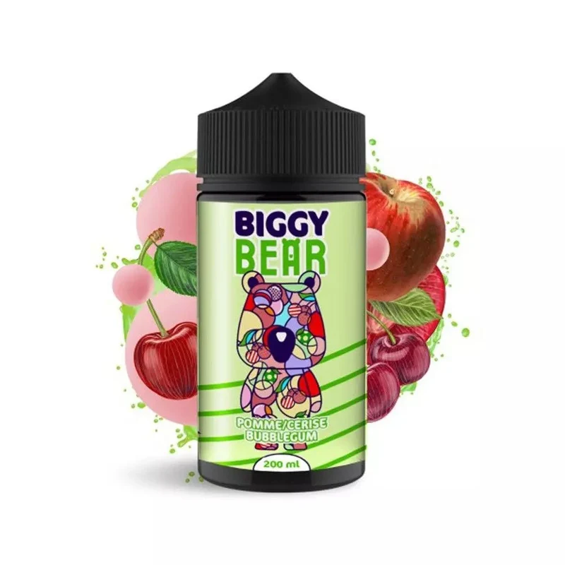 Biggy Bear Pomme Cerise Bubble Gum 200ml E-Liquid ohne Nikotin
