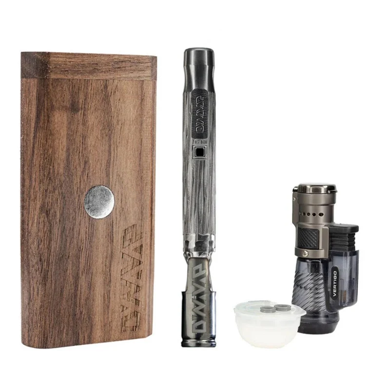 DynaVap M Plus Starter Pack Walnuss Vaporizer Set