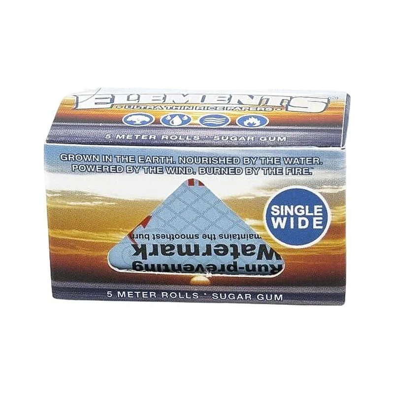 Elements Rolls Blue Single Wide – Papers 5m, 24er Box
