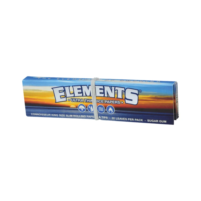 Elements Connoisseur King Size Slim + Tips – Papers, 24 Stück