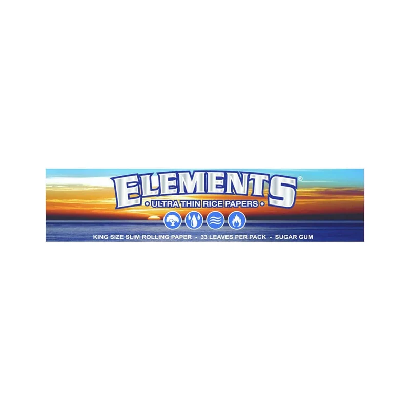 Elements Blue King Size – Papers, 50 Stück