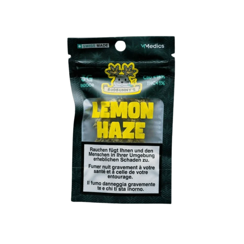BudBouncy Lemon Haze – Indoor CBD Blüten 3g