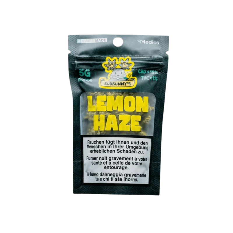 BudBouncy Lemon Haze – Indoor CBD Blüten 5g