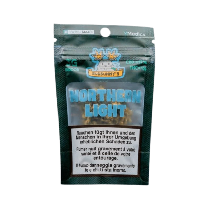 BudBouncy Northern Light – Indoor CBD Blüten 3g