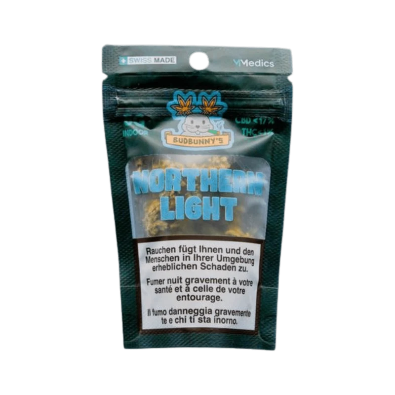 BudBouncy Northern Light – Indoor CBD Blüten 5g