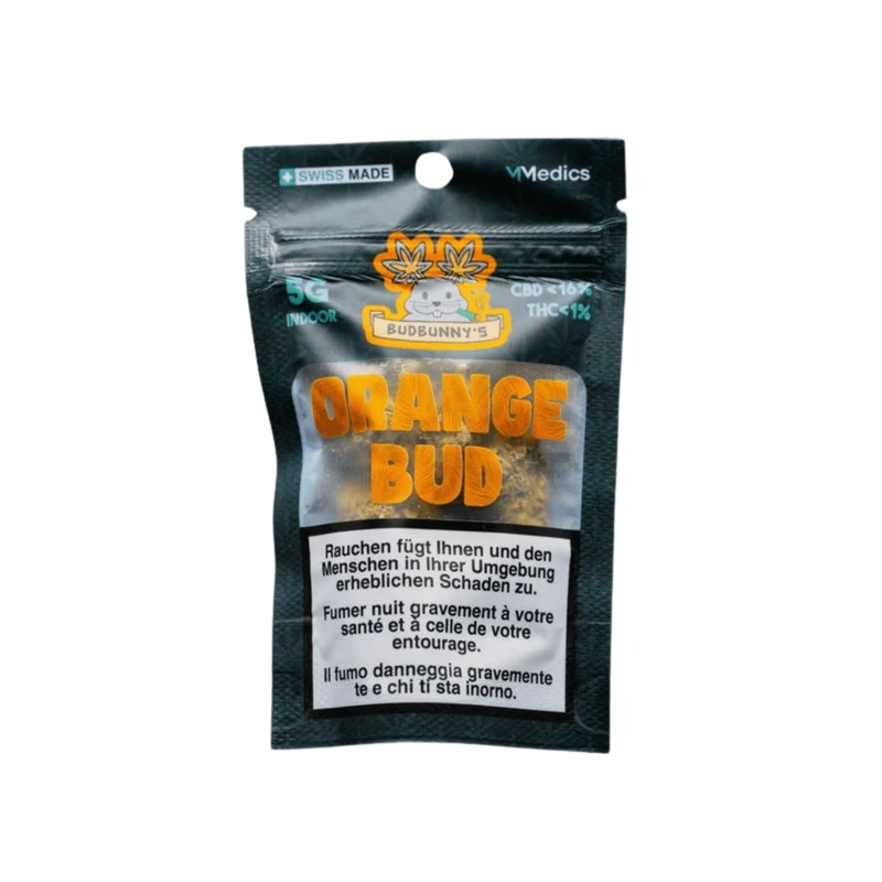 BudBouncy Orange Bud – Indoor CBD Blüten 5g