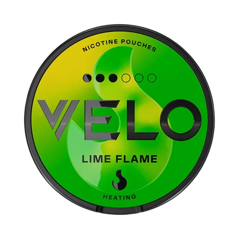 VELO Lime Flame – Nikotin Pouches 14g, Stärke 3/6