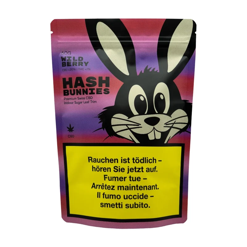 Hash Bunnies Wild Berry CBD Indoor Trim 60g