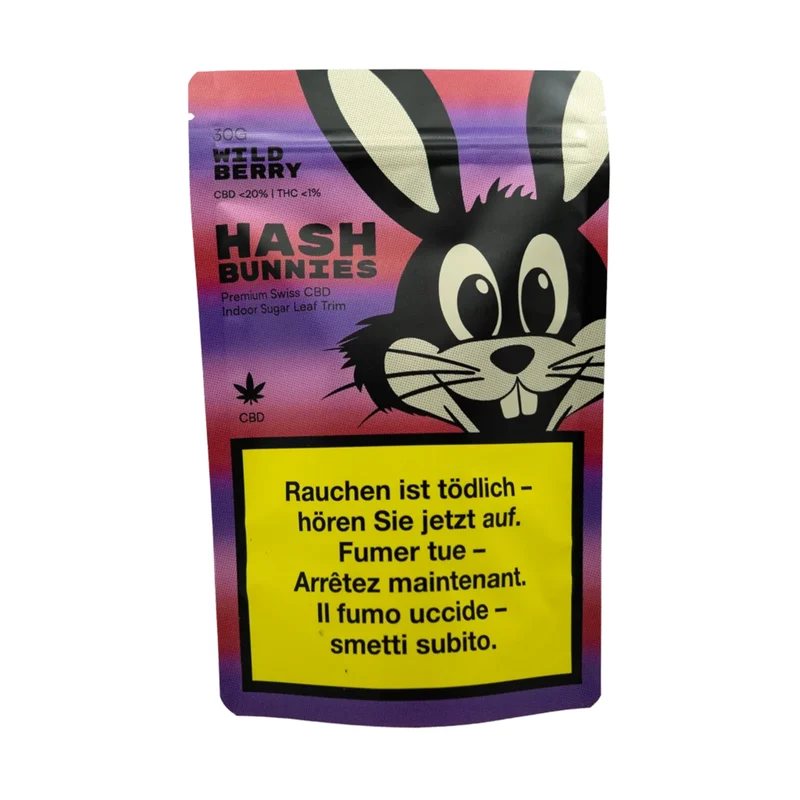 Hash Bunnies Wild Berry CBD Indoor Trim 30g