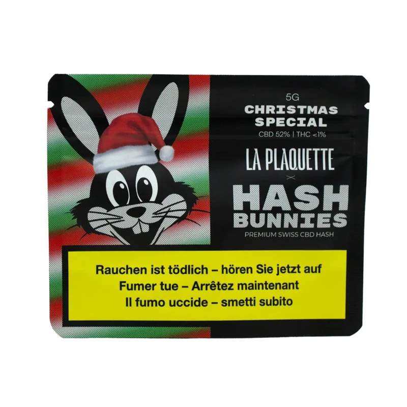 Limited La Plaquette x Hash Bunnies CBD Hash Christmas Special 5g