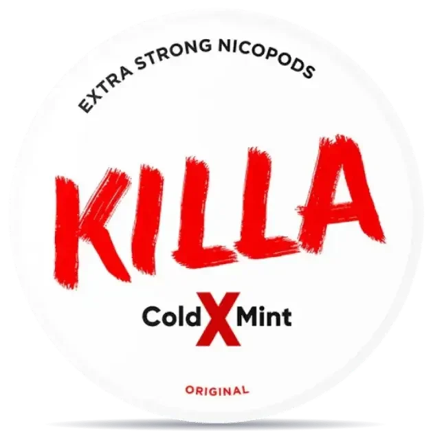KILLA Cold X Mint All White Snus 16g