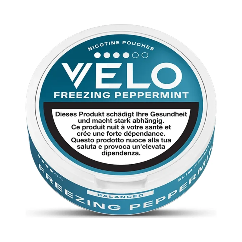 VELO Swiss Edition Freezing Peppermint – Snus Pouches Stärke 4/6