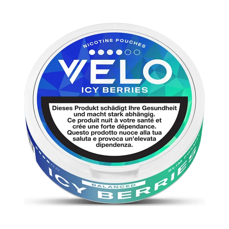 VELO Swiss Edition Icy Berries – Snus Pouches Stärke 4/6