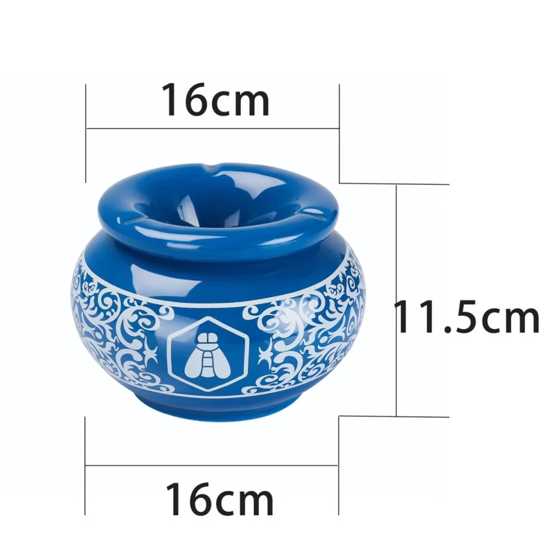 Champ Moroccan Blau XXL – Keramik Aschenbecher