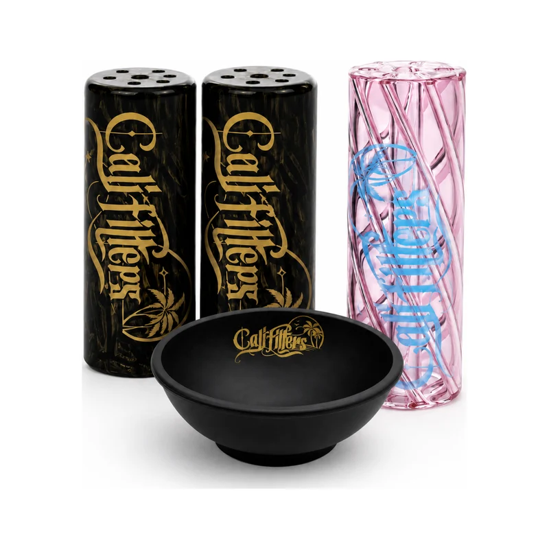 CaliFilters Glass Tip Bundle + Mix Bowl Schwarz
