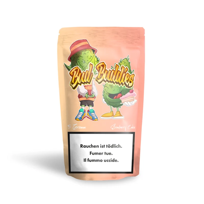 Bud Buddies Strawberry Cake – Indoor CBD Blüten 5 g