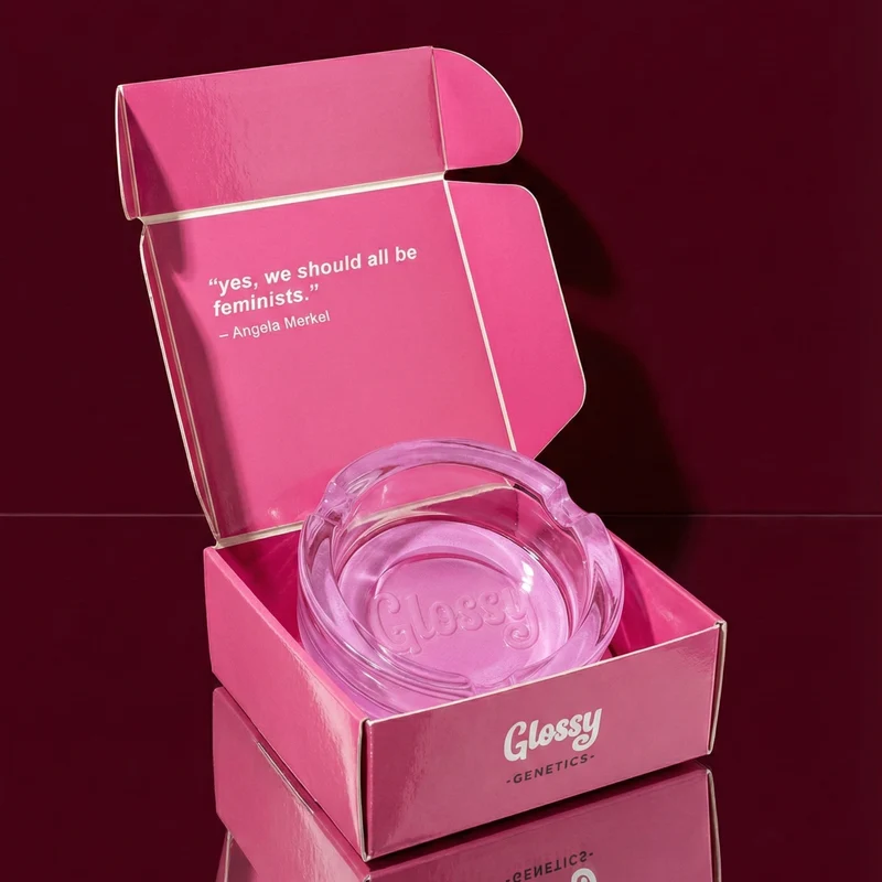 Glossy Genetics Ashtray – Glas Aschenbecher Ø 110 mm