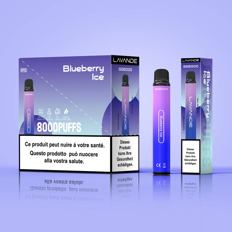 Lavande GE8000 Blueberry Ice - 0%
