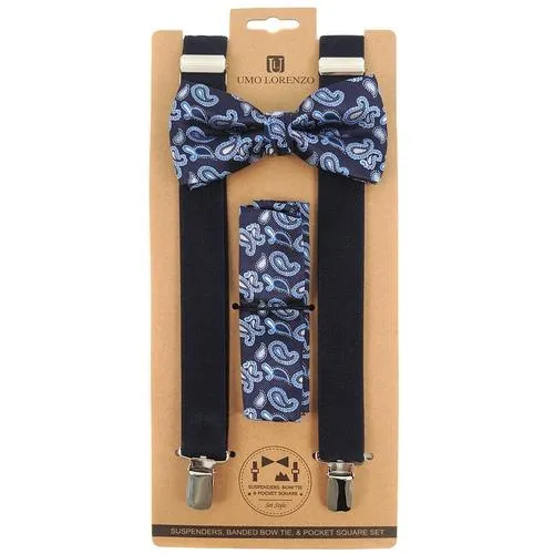 Party Sæt - Navy Paisley