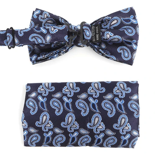 Party Sæt - Navy Paisley
