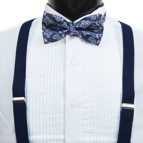 Party Sæt - Navy Paisley