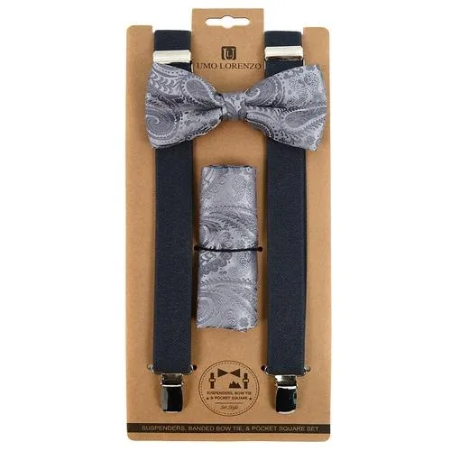 Party Sæt - Charcoal Paisley