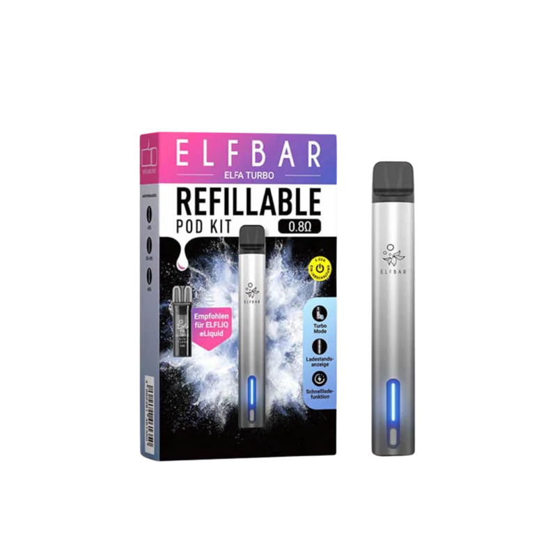 Elfbar ELFA TURBO Refillable Kit - Aurora Black