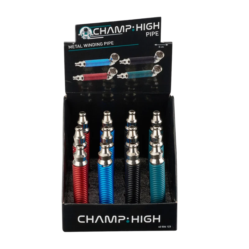 CHAMP HIGH - Handpfeife Gewunden - mit Metalschraube
