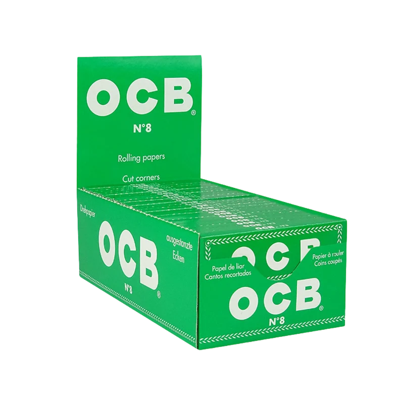 OCB GRÜN - Kurz - No.8 - (50 Hefte, 50 Blatt)