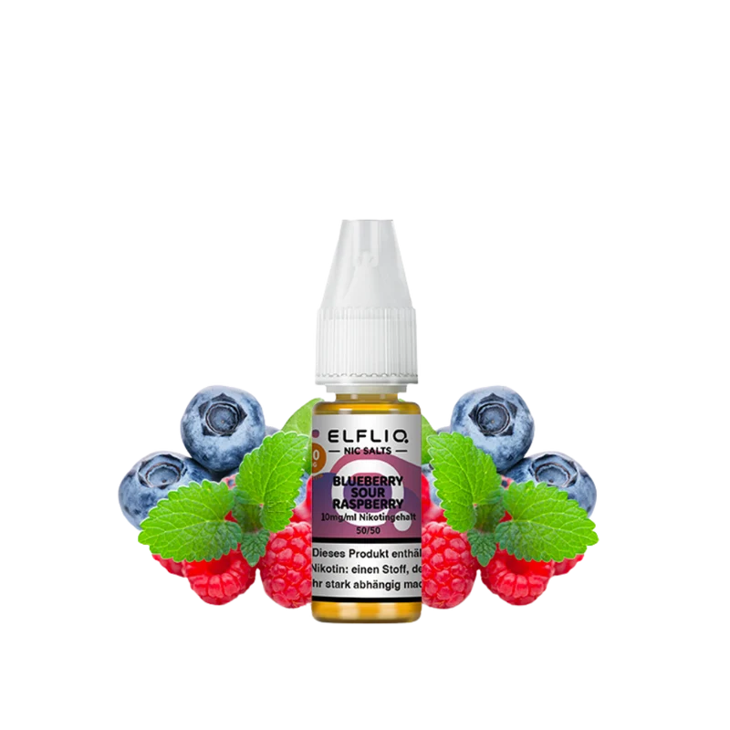 ELFBAR ELFLIQ - Blueberry Sour Raspberry (10ml / 10mg)