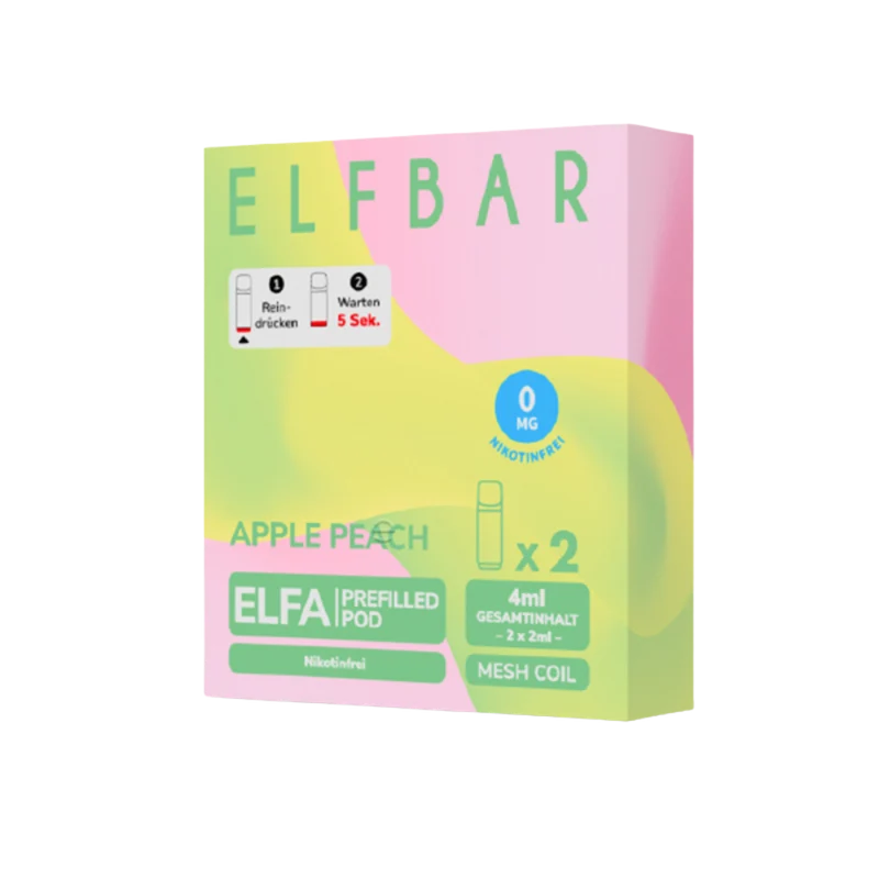 ELFA PODS - Apple Peach (Nikotinfrei)