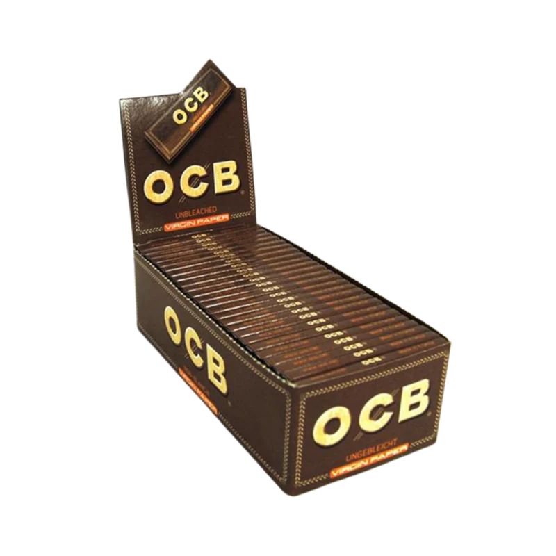 OCB VIRGIN - kurz, Ungebleicht (50 Blatt)