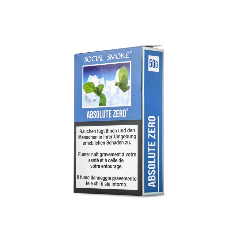 Wasserpfeifentabak Social Smoke Absolute Zero 50gr