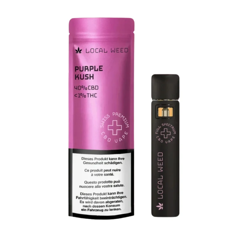 Local Weed Purple Kush CBD Vape 40%
