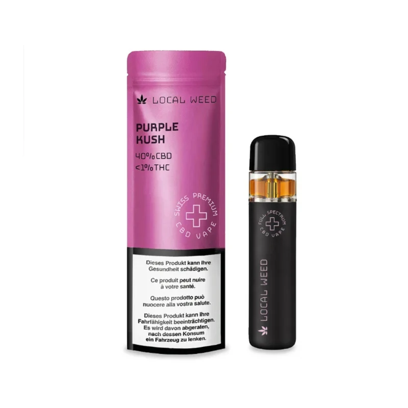 Local Weed Purple Kush CBD Vape Kit 40%