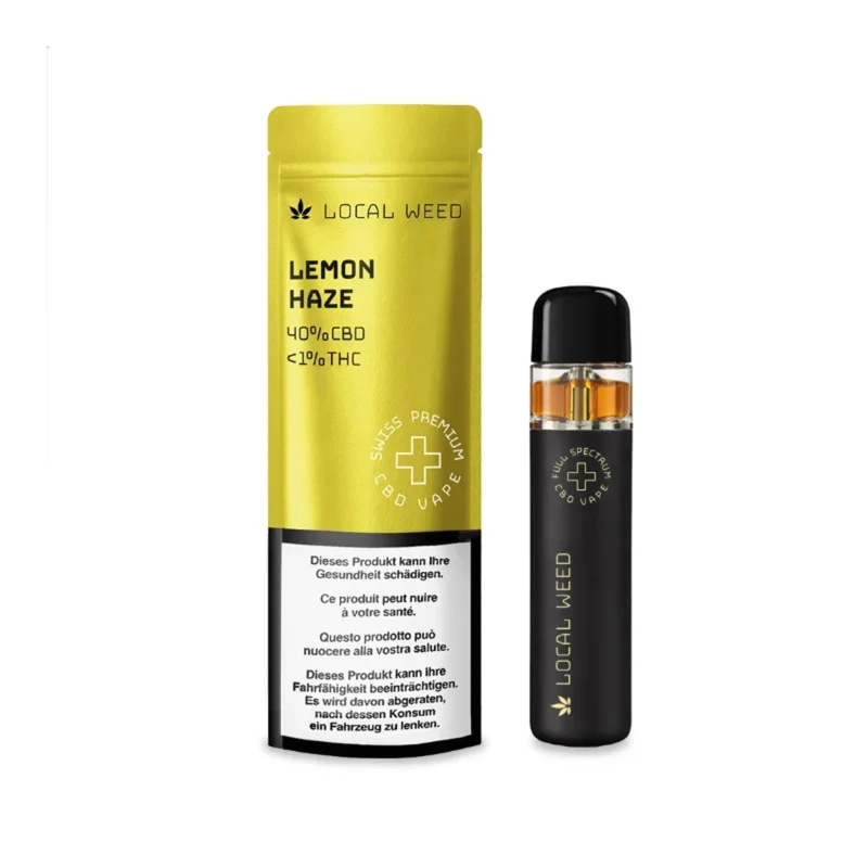 Local Weed Lemon Haze CBD Vape Kit 40%