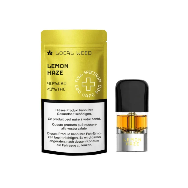 Local Weed Lemon Haze CBD Pod 40%