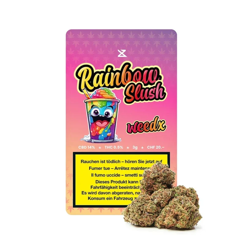 Weedx Rainbow Slush Indoor CBD Blüten 3g